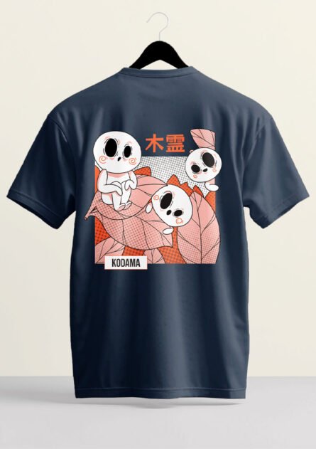 GoofyGiraffe "Kodama Forest" Dual-Print Anime Tee - Image 4