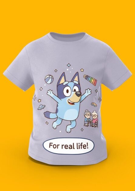 GoofyGiraffe "Bluey Adventure" For Real Life Kids TEE - Image 5