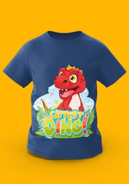 GoofyGiraffe "Roaring Dino" Prehistoric Jungle Kids TEE - Image 4