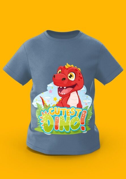 GoofyGiraffe "Roaring Dino" Prehistoric Jungle Kids TEE - Image 3