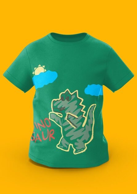 GoofyGiraffe "Sketchy Dino" Neon Adventure Kids TEE - Image 4