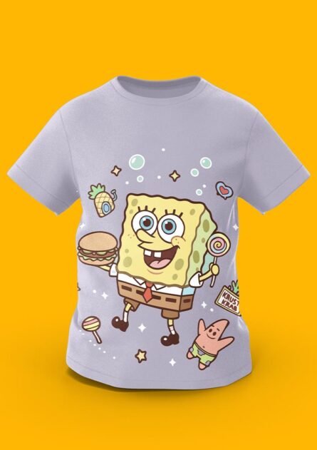 GoofyGiraffe "Spongebob Treats" Kids TEE - Image 5