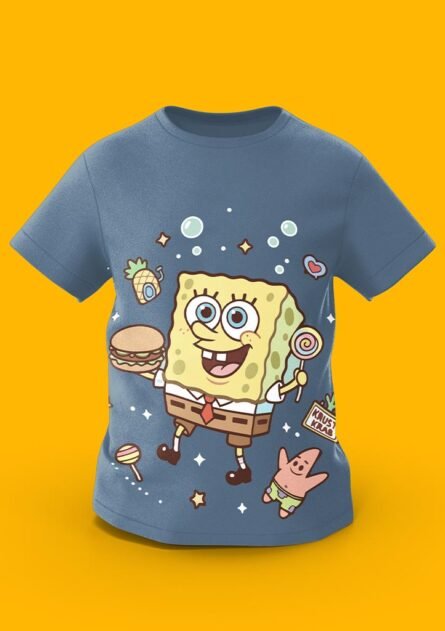 GoofyGiraffe "Spongebob Treats" Kids TEE - Image 3