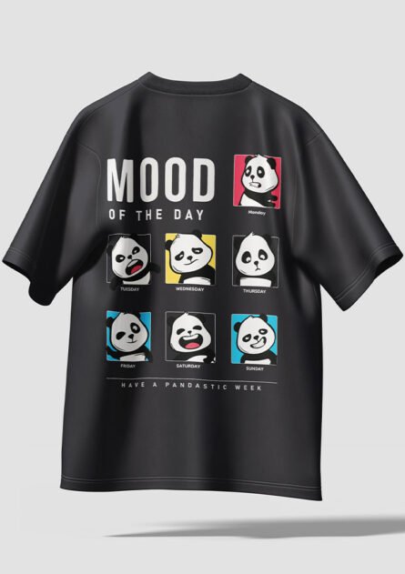 GoofyGiraffe "Pandastic Mood of the Day" Graphic Drop Shoulder Tee - Image 6