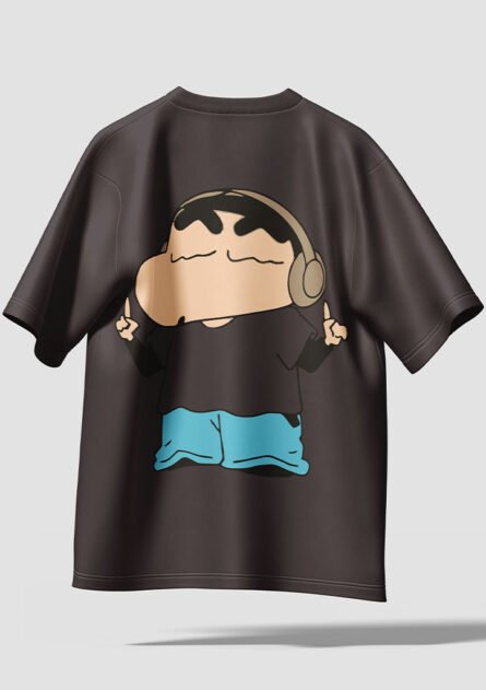 GoofyGiraffe "High On Music" Graphic Drop Shoulder Tee - Image 4