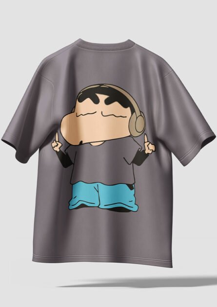 GoofyGiraffe "High On Music" Graphic Drop Shoulder Tee - Image 6