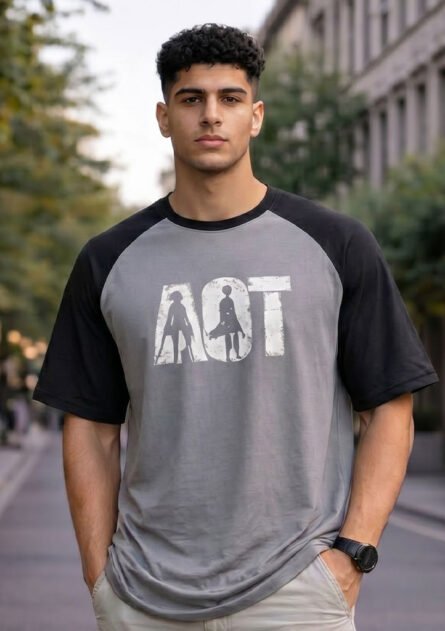 AOT Minimal Raglan Style T-Shirt