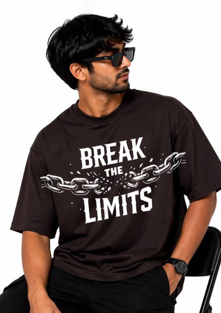 GoofyGiraffe "Break The Limits" Drop Shoulder T-Shirt - Image 5