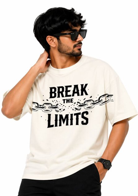 GoofyGiraffe "Break The Limits" Drop Shoulder T-Shirt - Image 3