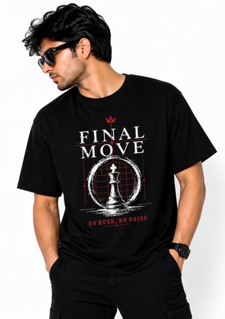 Final Move Strategy Drop Shoulder T-Shirt - Image 3