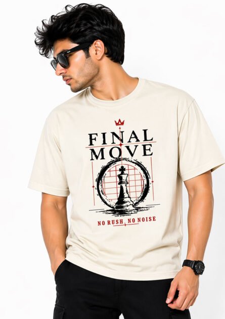 Final Move Strategy Drop Shoulder T-Shirt - Image 5