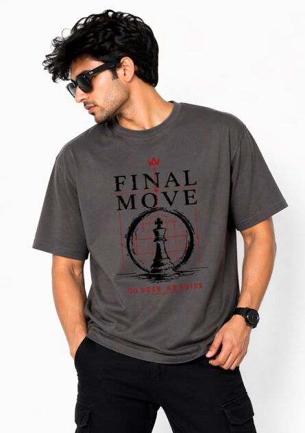 Final Move Strategy Drop Shoulder T-Shirt - Image 7