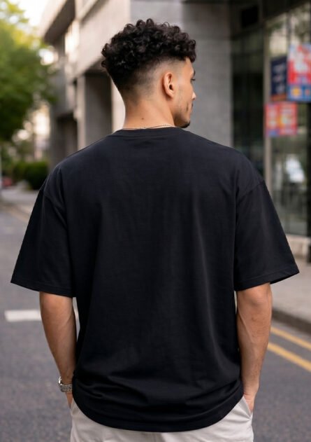 Sasuke Anime Statement Drop Shoulder T-Shirt - Image 6