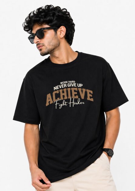 Achieve Code — Designer Drop Shoulder Tee - Image 3