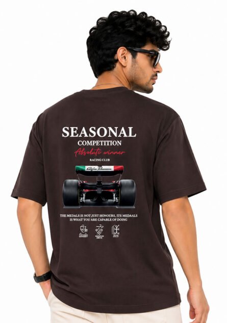 Racing Mindset — Designer Dual Print Drop Shoulder Tee - Image 6
