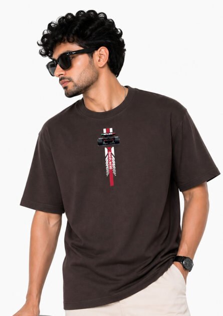 Racing Mindset — Designer Dual Print Drop Shoulder Tee - Image 5