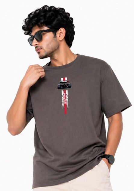 Racing Mindset — Designer Dual Print Drop Shoulder Tee - Image 3