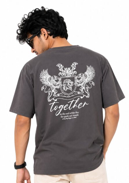 Together — Royal Crest Designer Drop Shoulder Tee - Image 6