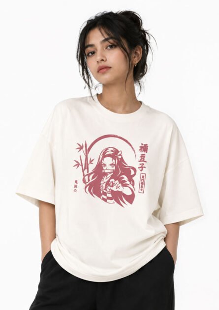 GoofyGiraffe "Nezuko Kamado" Drop Shoulder T-Shirt