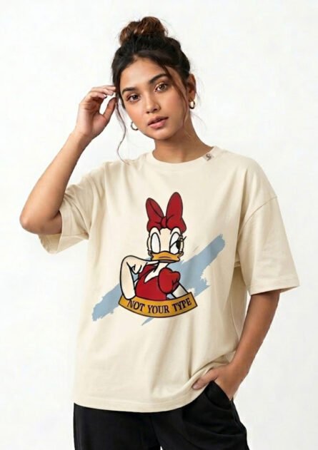 GoofyGiraffe "Not Your Type" Drop Shoulder T-Shirt - Image 4