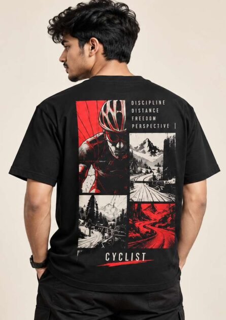 GoofyGiraffe "Cyclist Discipline" Regular Fit T-Shirt - Image 3