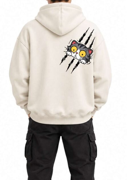 GoofyGiraffe "Claw Cat" Men's Hoodie - Image 10