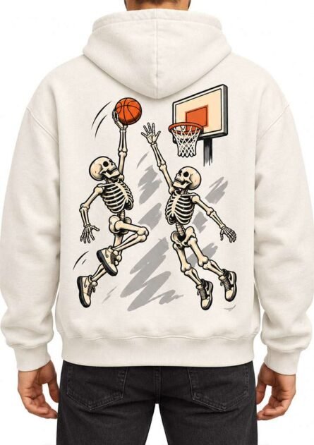 GoofyGiraffe "Bone Ball" Men's Hoodie - Image 4