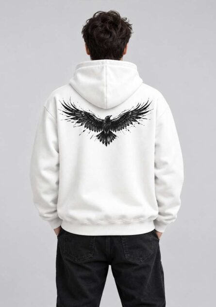 GoofyGiraffe "Black Eagle" Men's Hoodie - Image 2