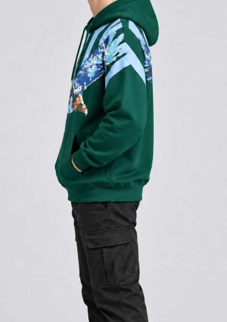 GoofyGiraffe "Skystrike Eagle" Men's Hoodie - Image 8