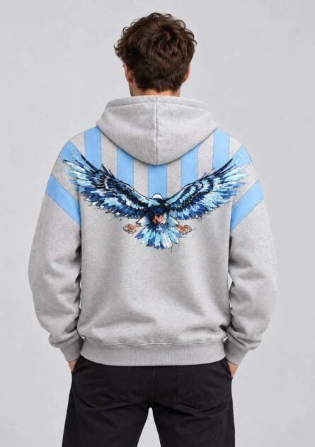 GoofyGiraffe "Skystrike Eagle" Men's Hoodie - Image 5