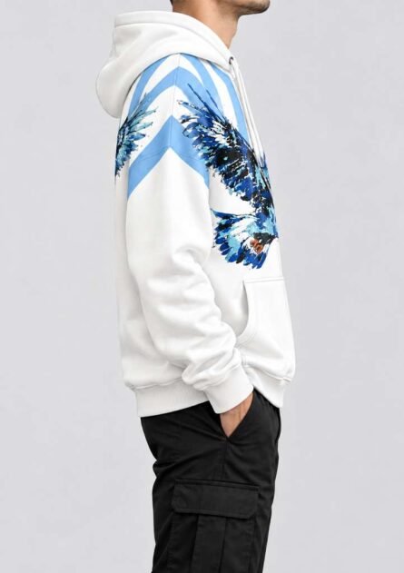 GoofyGiraffe "Skystrike Eagle" Men's Hoodie - Image 3