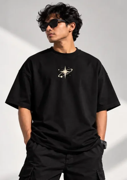 GoofyGiraffe "Space Rift" Drop Shoulder T-Shirt - Image 4