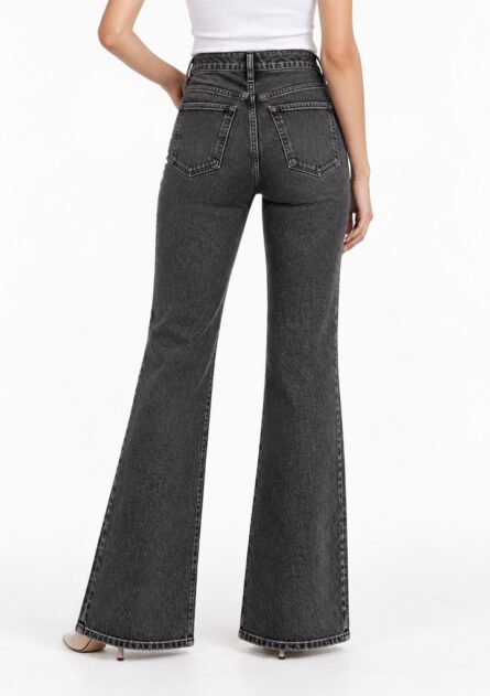 GoofyGiraffe "Graphite Flare" Women's Denim Jeans - Image 2