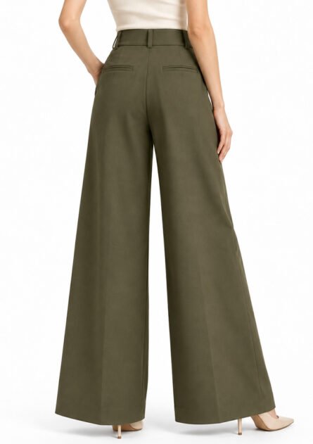 GoofyGiraffe "Olive Asymmetric Belt" Women's Designer Bottom - Image 2