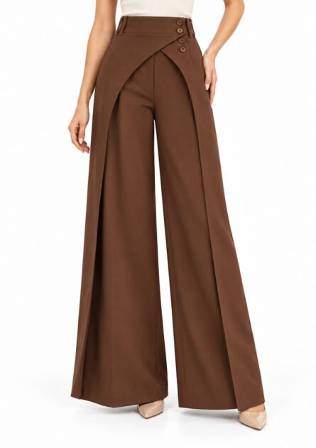 GoofyGiraffe "Cocoa Wrap Waist" Women's Designer Bottom - Image 1
