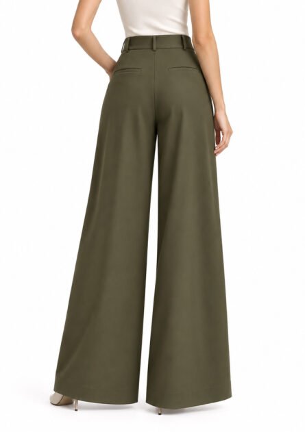 GoofyGiraffe "Olive Corset Pleat" Women's Designer Bottom - Image 2